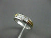 ESTATE .90CT DIAMOND 14KT W&Y GOLD CHANEL SET ANNIVERSARY /WEDDING RING #1317