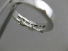 ESTATE 7 ROUND DIAMOND 14K WHITE GOLD CHANNEL WEDDING ANNIVERSARY RING VVS #1172