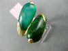 LARGE .60CT WHITE & CHOCOLATE FANCY DIAMOND & CHALCEDONY 14K YELLOW GOLD 3D RING