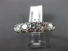 ANTIQUE LARGE 1.75CT DIAMOND PLATINUM FIVE STONE WEDDING ANNIVERSARY RING #22296