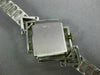 ANTIQUE HAMILTON 1.15CT OLD MINE DIAMOND 14KT WHITE GOLD WATCH BRACELET #17253