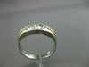 ESTATE .90CT DIAMOND 14KT W&Y GOLD CHANEL SET ANNIVERSARY /WEDDING RING #1317
