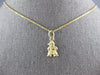 ESTATE SMALL 14KT YELLOW GOLD 3D FUNNY BABY BOY CHARM FLOATING PENDANT #27419