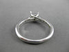 ESTATE .20CT DIAMOND 14KT WHITE GOLD LUCIDA SEMI MOUNT ENGAGEMENT RING #12082