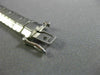 ESTATE WIDE 3.15CT ROUND & PRINCESS DIAMOND 14K WHITE GOLD 3 ROW TENNIS BRACELET