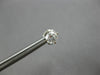 ESTATE .70CT DIAMOND 14K WHITE GOLD CLASSIC ROUND SOLITAIRE STUD EARRINGS #28174
