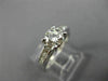 ESTATE 1.04CT DIAMOND 14KT WHITE GOLD CLASSIC FOUR PRONG ENGAGEMENT RING #25942