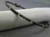 ESTATE 1.26CT WHITE & BLACK DIAMOND 14K BLACK GOLD SEMI ETERNITY BANGLE BRACELET