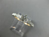 ESTATE .08CT DIAMOND 14K WHITE & ROSE GOLD 3D 6 PRONG SEMI MOUNT ENGAGEMENT RING