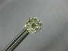 ESTATE 1.10CT DIAMOND 14KT YELLOW GOLD 3D CLASSIC CLUSTER FLOWER STUD EARRINGS