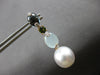 7.29CT DIAMOND & AAA MULTI GEM & AAA SOUTH SEA PEARL 18KT ROSE GOLD FUN EARRINGS