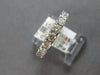 .99CT DIAMOND 14K WHITE GOLD CLASSIC ROUND SHARED PRONG WEDDING ANNIVERSARY RING