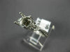 ESTATE .40CT DIAMOND 14KT WHITE GOLD 3D FILIGREE SEMI MOUNT ENGAGEMENT RING #937
