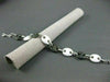 ESTATE WIDE 23.38CT DIAMOND & WHITE AGATE 18KT WHITE GOLD FUN BRACELET BEAUTIFUL