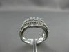 ESTATE 2.26CT DIAMOND 18KT WHITE GOLD MULTI SHAPE CLUSTER MARQUISE PROMISE RING
