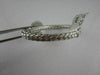 ESTATE WIDE FILIGREE MESH DIAMOND 14K WHITE GOLD BANGLE