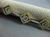 ESTATE WIDE 1.80CT DIAMOND 18KT 2 TONE GOLD 3D MULTI SHAPE BY THE YARD BRACELET
