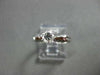 ESTATE .50CT ROUND DIAMOND 18KT WHITE GOLD 3D SOLITAIRE ENGAGEMENT RING #22942