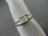 ESTATE .80CT PRINCESS DIAMOND PLATINUM 3D PRINCESS LUCIDA ENGAGEMENT RING #19815