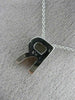 .25CT ROUND DIAMOND 14KT WHITE GOLD CLASSIC "R" INITIAL FLOATING PENDANT #18477