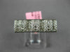 ESTATE .60CT DIAMOND 18KT WHITE GOLD ROUND & PRINCESS INVISIBLE ANNIVERSARY RING