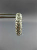 ANTIQUE WIDE .97CT DIAMOND 14KT WHITE & YELLOW GOLD ETOILE HUGGIE EARRINGS #1064