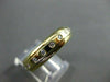 ESTATE .40CT DIAMOND ETOILE ETERNITY FLOATING 14KT YELLOW GOLD RING 6mm  #10804