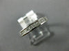 ESTATE .25CT DIAMOND 14KT WHITE GOLD CLASSIC PRINCESS CHANNEL ANNIVERSARY RING