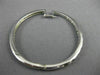 ESTATE .80CT DIAMOND 14KT WHITE GOLD 3D CLASSIC HOOP INSIDE OUT EARRINGS #19467