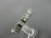 ESTATE .65CT DIAMOND 14KT WHITE GOLD 3D 5 STONE WEDDING ANNIVERSARY RING #1210