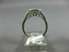 ESTATE WIDE 1.18CT ROUND DIAMOND 18KT WHITE GOLD 3D CLUSTER PAVE ENGAGEMENT RING
