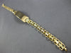 ESTATE WIDE 18KT YELLOW GOLD 3D CLASSIC ENGRAVEABLE ID BRACELET #27844