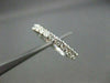 ESTATE .35CT DIAMOND 14KT WHITE GOLD 11 STONE ANNIVERSARY / WEDDING RING #1639