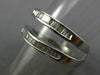 WIDE .50CT ROUND & BAGUETTE DIAMOND 14K WHITE GOLD STACKABLE 3 BAND INSERT RING