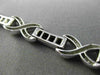 ESTATE 5.29CT DIAMOND & AAA SAPPHIRE 14KT WHITE GOLD 3D X LOVE TENNIS BRACELET
