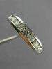 ESTATE .40CT DIAMOND PLATINUM 3D CLASSIC CHANNEL WEDDING ANNIVERSARY RING #18808