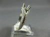 ESTATE .45CT DIAMOND 14KT WHITE GOLD V SHAPE CLASSIC SEMI MOUNT ENGAGEMENT RING