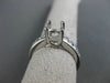 ESTATE .55CT DIAMOND 14KT WHITE GOLD LUCIDA SEMI MOUNT ENGAGEMENT RING #18223