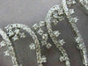 ESTATE LARGE 4.90CT DIAMOND 14KT WHITE GOLD ETERNITY WAVE NECKLACE