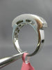 ESTATE 1.14CT PRINCESS DIAMOND 18KT WHITE GOLD 3 ROW INVISIBLE ANNIVERSARY RING