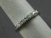 ESTATE .25CT DIAMOND 14KT WHITE GOLD CLASSIC SEVEN STONE ANNIVERSARY RING 19779