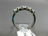 ESTATE 1.04CT PRINCESS DIAMOND 14KT WHITE GOLD FIVE STONE ANNIVERSARY RING #1625