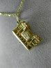 ANTIQUE 14KT YELLOW GOLD 3D CLASSIC SAN FRANCISCO TROLLEY CAR PENDANT #26312