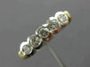 ESTATE .45CT DIAMOND 14KT 2 TONE GOLD SEMI BEZEL WEDDING ANNIVERSARY RING #18828