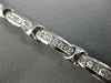 ESTATE 1.75CT DIAMOND 18KT WHITE GOLD 3D CLASSIC 6 STONE CHANNEL TENNIS BRACELET