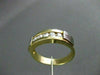 ESTATE .46CT DIAMOND 14KT TWO TONE GOLD 3D CHANEL ANNIVERSARY WEDDING RING #1312