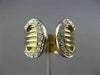 ESTATE CARTIER LARGE .50CT DIAMOND 18KT TWO TONE GOLD 3D MULIT ROW TENSION RING