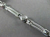 ESTATE WIDE 1.20CT DIAMOND 14KT WHITE GOLD ETOILE SOLID BRACELET STUNNING #19274