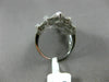 ESTATE MASSIVE 3.21CT DIAMOND 18KT WHITE GOLD 3D MARQUISE SHAPE COCKTAIL RING