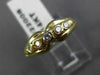 ESTATE .20CT DIAMOND 14KT YELLOW GOLD 3D 5 STONE WEDDING ANNIVERSARY RING #22008